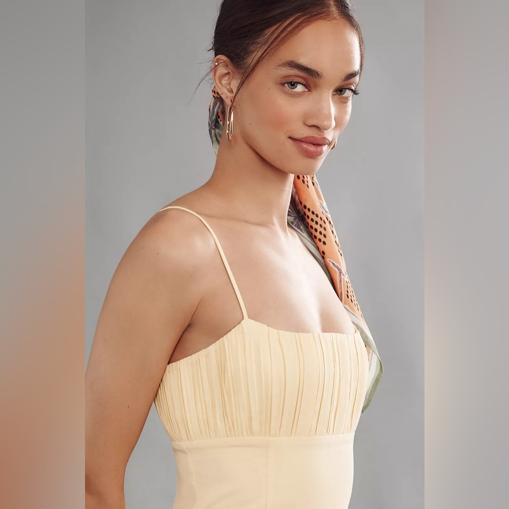 BRAND NEW Anthropologie The Ophelia Sleeveless Linen Slim Mini Dress by Maeve - Picture 6 of 10